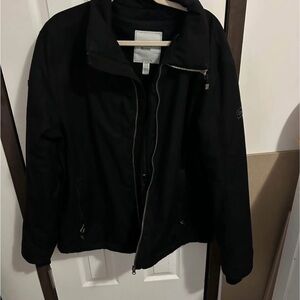 Roots Women's Black Windbreaker Jacket